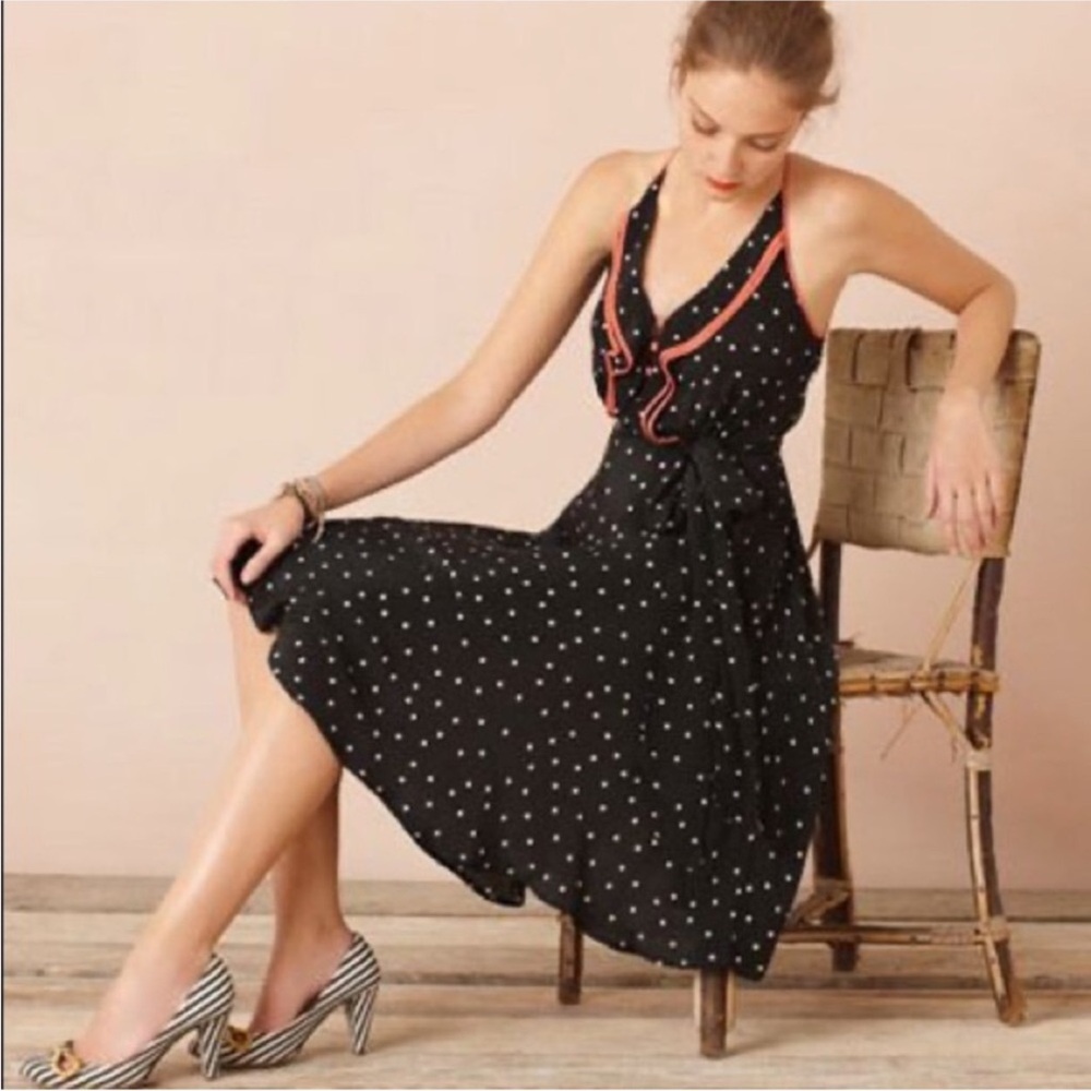 Anthropologie “Girls from Savoy” size 4 - 100% silk dress